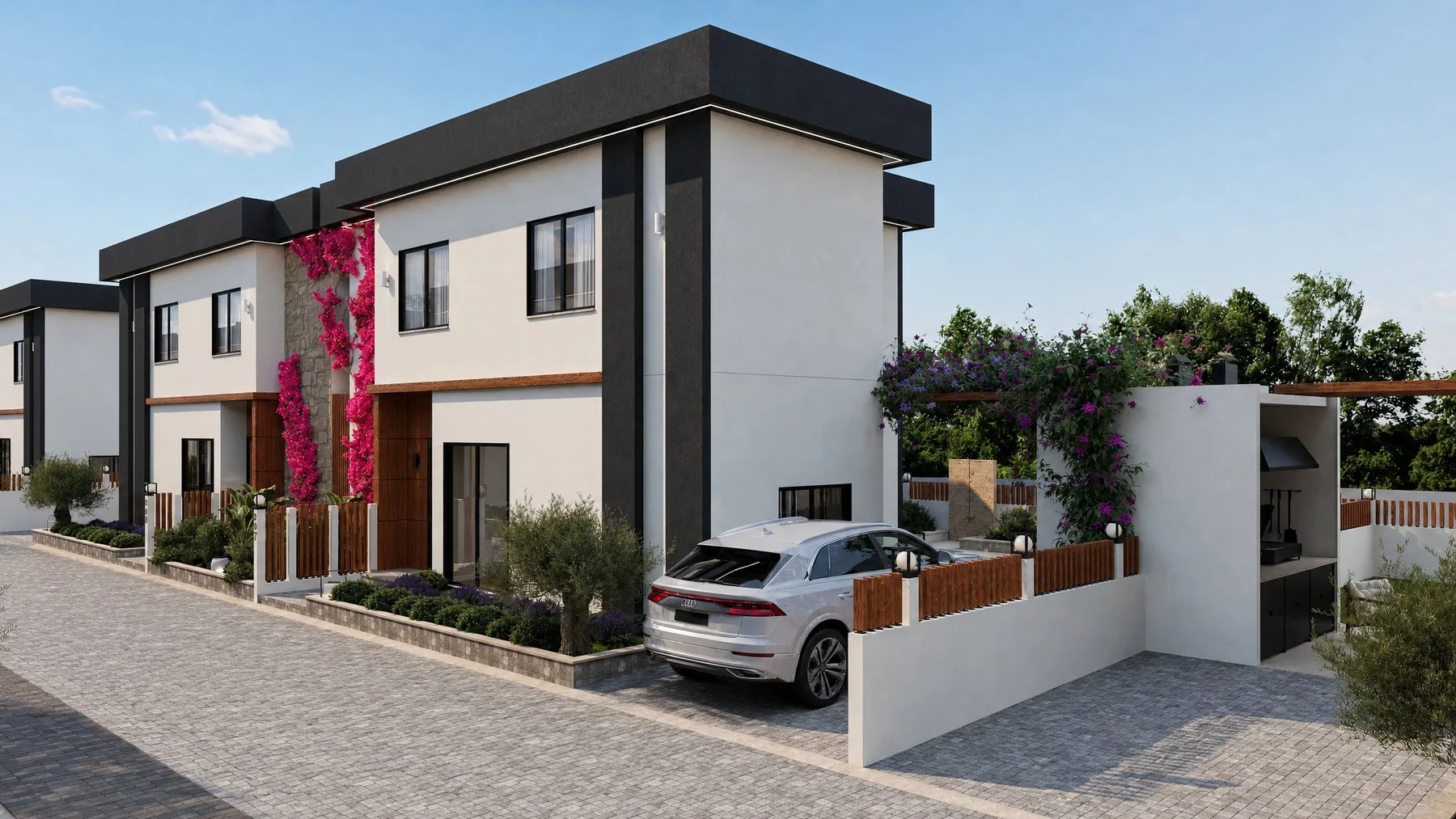 K'SABA İskele Akdeniz mimarili villa