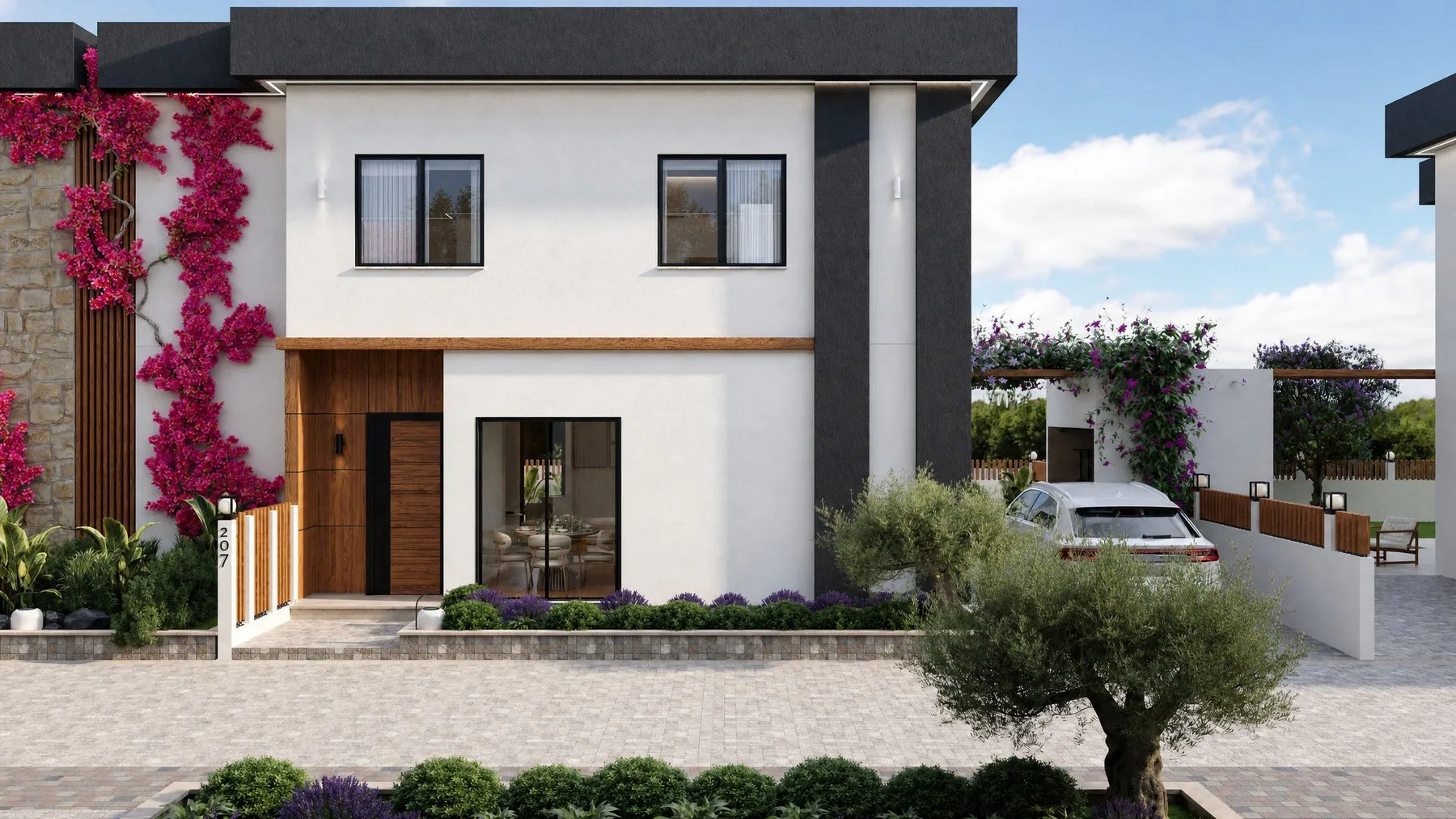 K'SABA İskele villa dış cephe