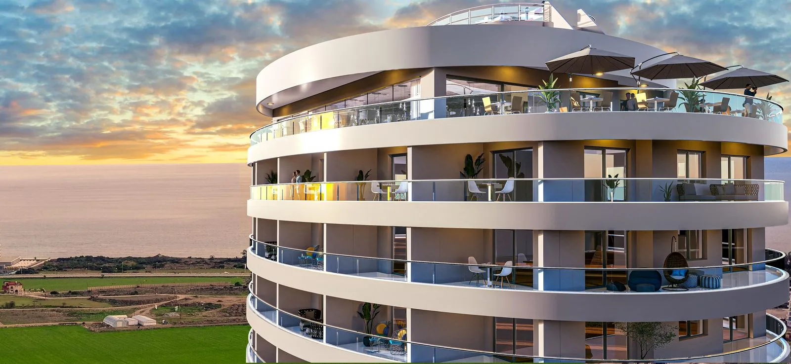 Ocean Life Residence deniz manzaralı rezidans bloğu