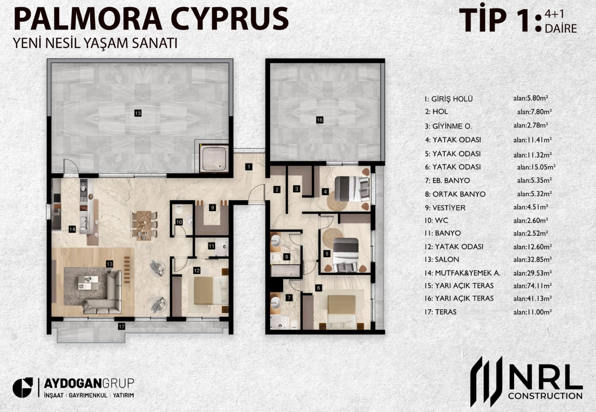 Пентхаус с 4 спальнями - frontend.project_detail.floor_plan
