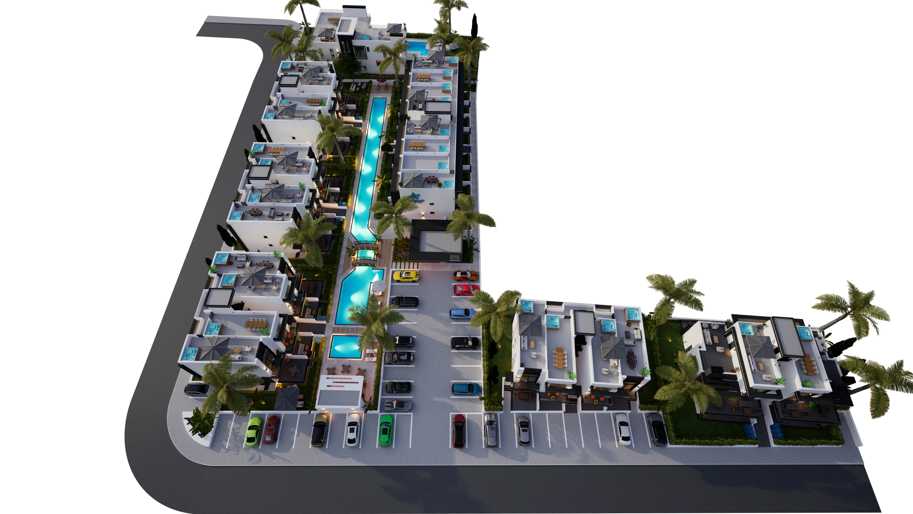 Capensis Homes Yeniboğaziçi genel vaziyet planı